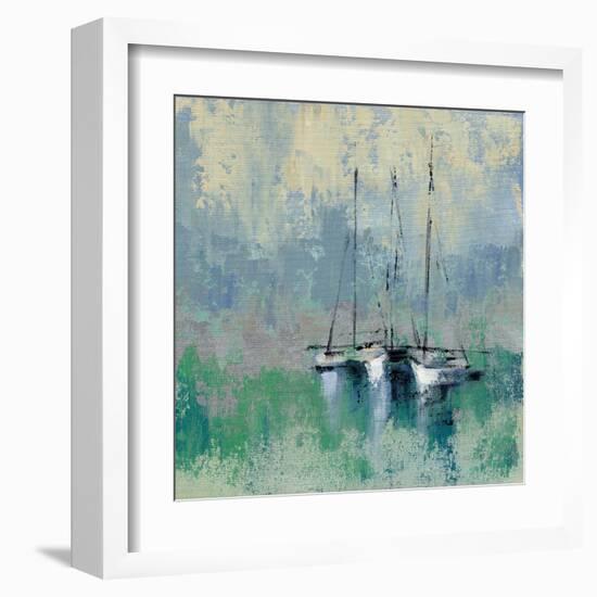 Boats in the Harbor II-Silvia Vassileva-Framed Art Print