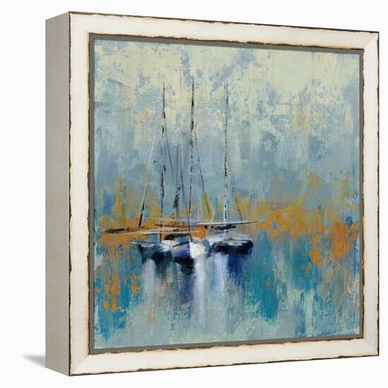 Boats in the Harbor III-Silvia Vassileva-Framed Stretched Canvas