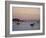 Boats in the Harbour at Sunset, Ile Grande, Cote De Granit Rose, Cotes d'Armor, Brittany, France-David Hughes-Framed Photographic Print