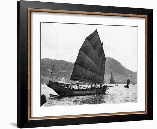 Boats (Junks) in the Harbor-Philip Gendreau-Framed Photographic Print