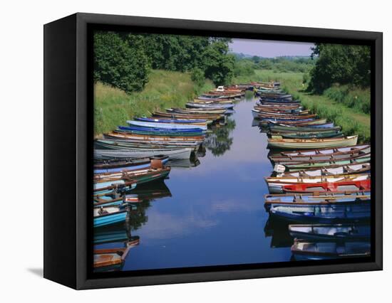 Boats, Killarney, County Kerry, Munster, Republic of Ireland (Eire), Europe-Firecrest Pictures-Framed Premier Image Canvas