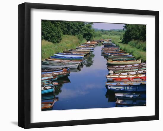 Boats, Killarney, County Kerry, Munster, Republic of Ireland (Eire), Europe-Firecrest Pictures-Framed Photographic Print