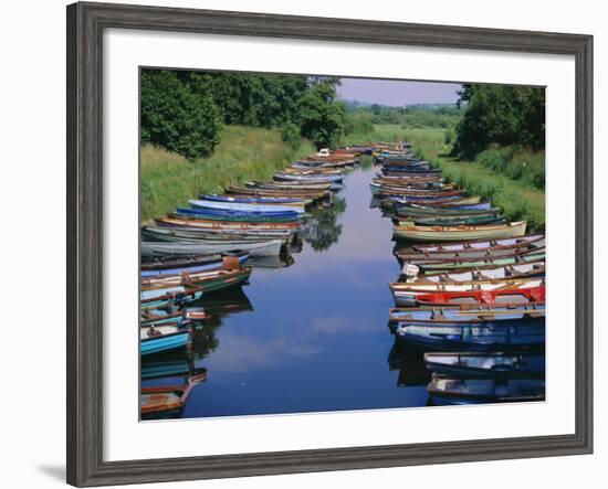 Boats, Killarney, County Kerry, Munster, Republic of Ireland (Eire), Europe-Firecrest Pictures-Framed Photographic Print