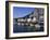 Boats Line the Waterfront on the River Meuse in the Old Town of Dinant in the Ardennes, Belgium-Hans Peter Merten-Framed Photographic Print