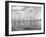 Boats Lined up for a Race on Lake Washington-Ray Krantz-Framed Photographic Print