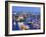 Boats Moored at Granville Island, False Creek Harbour, Vancouver, British Columbia, Canada-Christian Kober-Framed Photographic Print