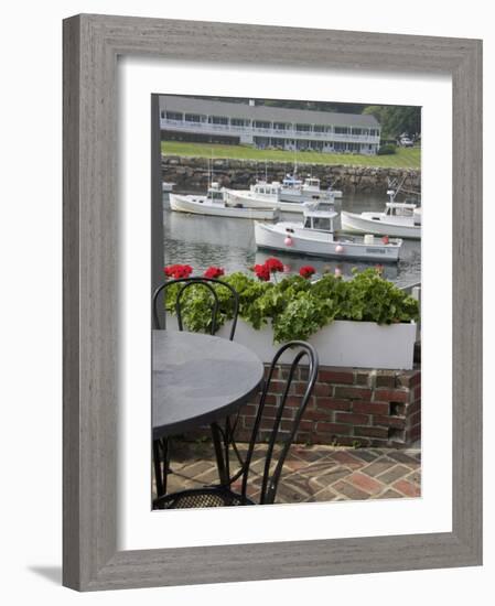 Boats Moored in Perkins Cove, Ogunquit, Maine, USA-Lisa S. Engelbrecht-Framed Photographic Print