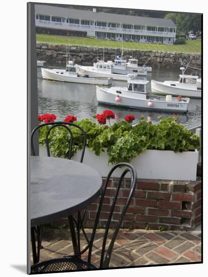 Boats Moored in Perkins Cove, Ogunquit, Maine, USA-Lisa S. Engelbrecht-Mounted Photographic Print