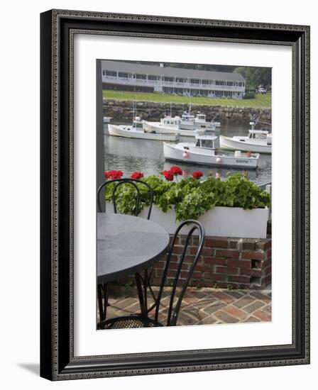 Boats Moored in Perkins Cove, Ogunquit, Maine, USA-Lisa S. Engelbrecht-Framed Photographic Print