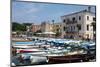 Boats Moored in the Harbour at Bardolino, Lake Garda, Italian Lakes, Lombardy, Italy, Europe-James Emmerson-Mounted Photographic Print