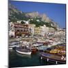 Boats Moored in the Marina Grande, Capri, Campania, Italy, Europe-Roy Rainford-Mounted Photographic Print