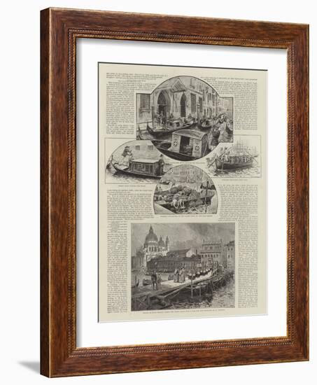 Boats of Venice-Henry Edward Tidmarsh-Framed Giclee Print