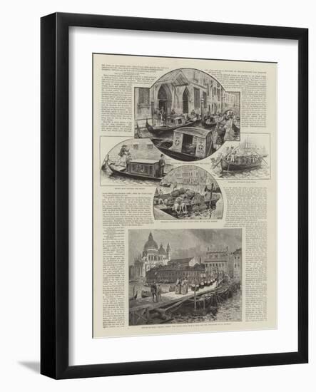 Boats of Venice-Henry Edward Tidmarsh-Framed Giclee Print