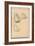 Boats of Villerville (Pencil on Paper)-Claude Monet-Framed Giclee Print