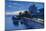 Boats on Ben Tre River at Sunset, Ben Tre, Mekong Delta, Vietnam, Indochina, Southeast Asia, Asia-Ian Trower-Mounted Photographic Print