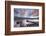 Boats on Derwent Water at Sunrise, Keswick, Lake District, Cumbria, England. Autumn (October)-Adam Burton-Framed Photographic Print