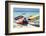 Boats on Eagle Beach, Aruba-George Oze-Framed Photographic Print