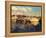 Boats on Glassy Harbor-Furtesen-Framed Stretched Canvas