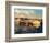 Boats on Glassy Harbor-Furtesen-Framed Art Print