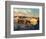 Boats on Glassy Harbor-Furtesen-Framed Art Print