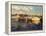 Boats on Glassy Harbor-Furtesen-Framed Stretched Canvas