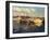 Boats on Glassy Harbor-Furtesen-Framed Art Print