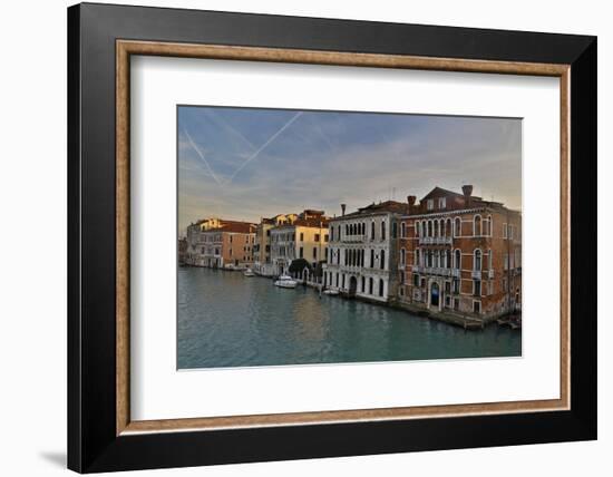 Boats on Grand Canal, Venice, Italy-Darrell Gulin-Framed Photographic Print