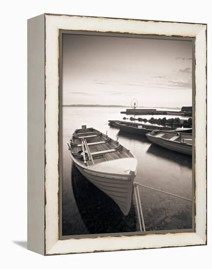 Boats on Lake, Connemara, County Galway, Ireland-Peter Adams-Framed Premier Image Canvas