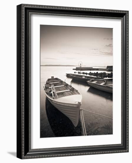 Boats on Lake, Connemara, County Galway, Ireland-Peter Adams-Framed Photographic Print