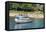 Boats on Lake Malawi, Cape Maclear, Malawi, Africa-Michael Runkel-Framed Premier Image Canvas