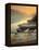 Boats on Lake, Wales-Peter Adams-Framed Premier Image Canvas