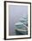 Boats on Lake, Wales-Peter Adams-Framed Photographic Print