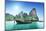 Boats on Railay Beach in Krabi Thailand-Iakov Kalinin-Mounted Photographic Print