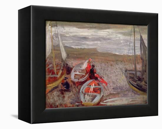 Boats on the Beach, Southwold, 1888-89-Philip Wilson Steer-Framed Premier Image Canvas