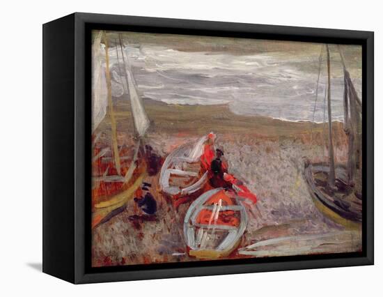 Boats on the Beach, Southwold, 1888-89-Philip Wilson Steer-Framed Premier Image Canvas