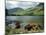 Boats on the Lake, Buttermere, Lake District National Park, Cumbria, England, UK-Roy Rainford-Mounted Photographic Print