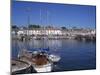 Boats on Water and Waterfront at Neuk of Fife, Anstruther, Scotland, United Kingdom, Europe-Kathy Collins-Mounted Photographic Print