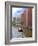 Boats Pass by Waterfront Warehouses and Lofts, Speicherstadt Warehouse District, Hamburg, Germany-Miva Stock-Framed Photographic Print