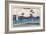 Boats Returning to Harbour at Ottomo-Ando Hiroshige-Framed Giclee Print