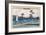 Boats Returning to Harbour at Ottomo-Ando Hiroshige-Framed Giclee Print