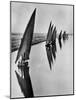 Boats Sailing Along Suez Canal-Alfred Eisenstaedt-Mounted Photographic Print