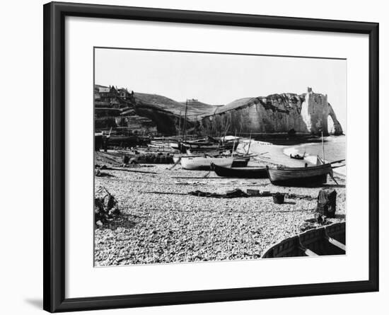 Boats Standing on Beach-null-Framed Photographic Print
