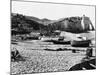 Boats Standing on Beach-null-Mounted Photographic Print