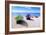 Boats Stored on a Caribbean Beach, Puerto Rico-George Oze-Framed Photographic Print