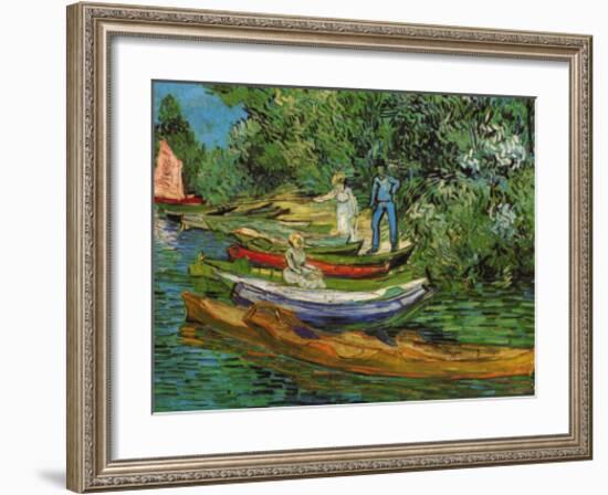 Boats to Rent-Vincent van Gogh-Framed Art Print