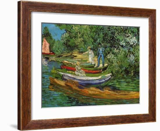 Boats to Rent-Vincent van Gogh-Framed Art Print