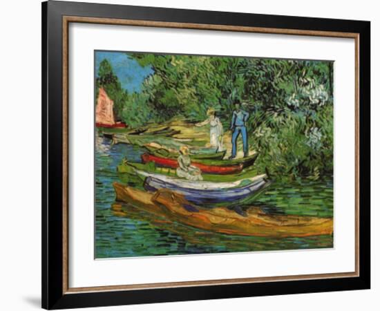 Boats to Rent-Vincent van Gogh-Framed Art Print
