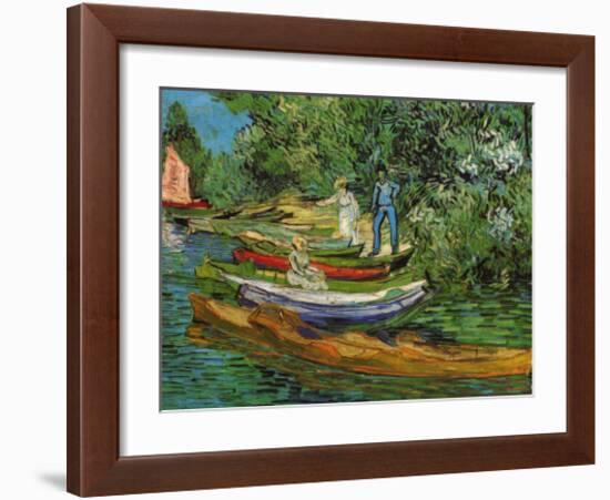 Boats to Rent-Vincent van Gogh-Framed Art Print