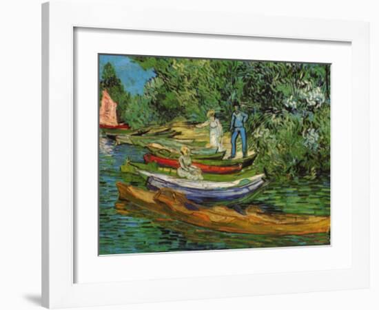 Boats to Rent-Vincent van Gogh-Framed Art Print