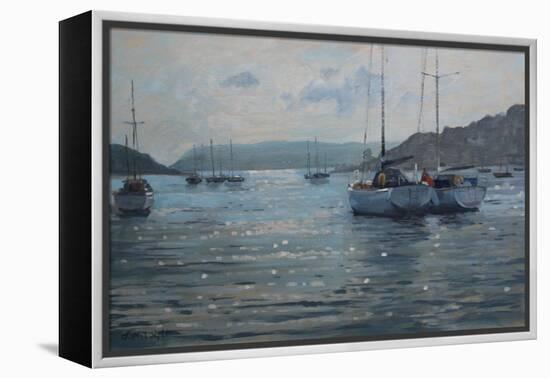 Boats-Jennifer Wright-Framed Premier Image Canvas
